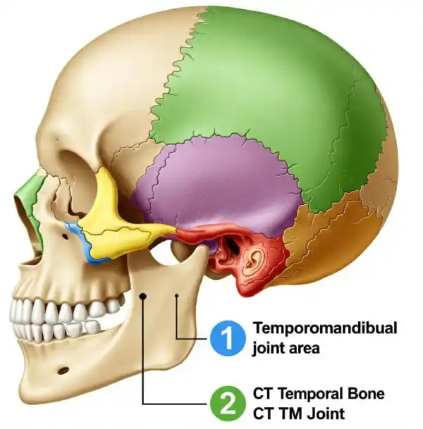 آناتومی لترال جمجمه؛ با تمرکز بر استخوان تمپورال و مفصل فکی-گیجگاهی (TMJ)
